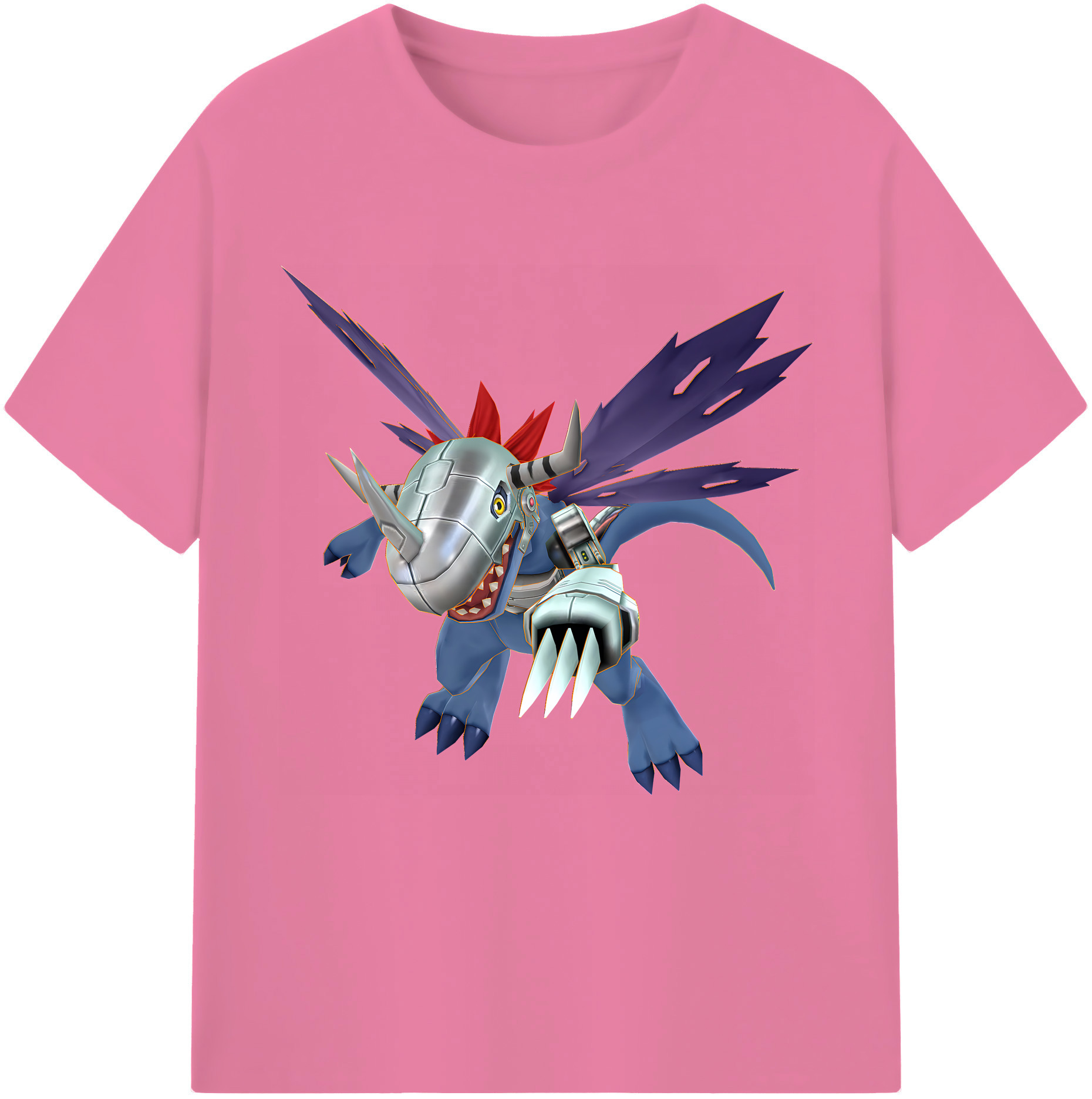 （画像用） Digimon デジタルモンスター/デジモン 綿100％半袖Tシャツ（フロントプリント）